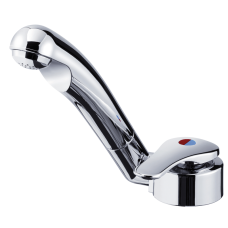 Reich Chrome Ceramic Twist 39mm Tap with right hand swing grip Caravan and Motorhome sc161P
